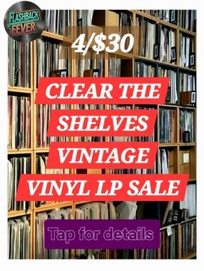 4/$30•Vintage Vinyl LP Lot